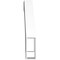 Ekena Millwork 4-in. W x 26-in. D x 26-in. H Imperial Architectural Grade PVC Knee Brace BRCP04X26X26IMP - alternate 3